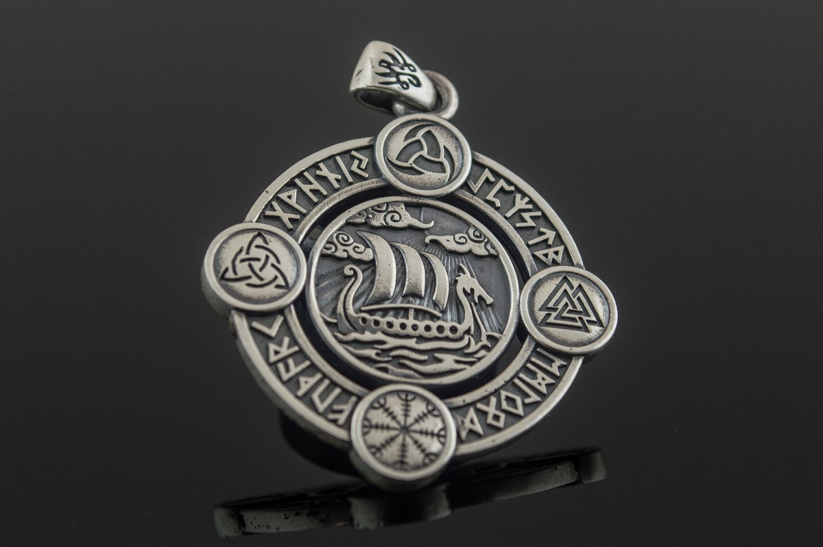 Pendentif Futhark — Argent 925