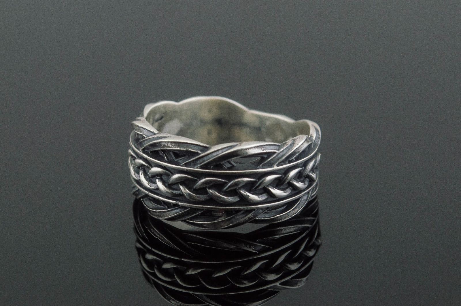 Bague Anneau Viking Ivar — Argent 925