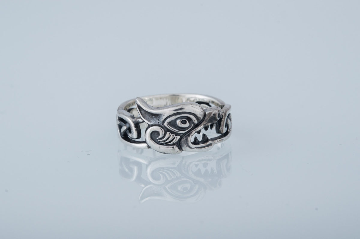 Bague Fenrir et Ornement — Argent 925