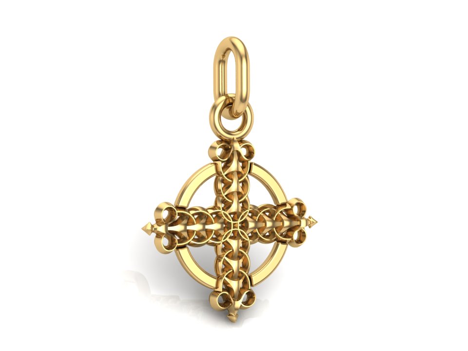Pendentif Croix — Argent 925