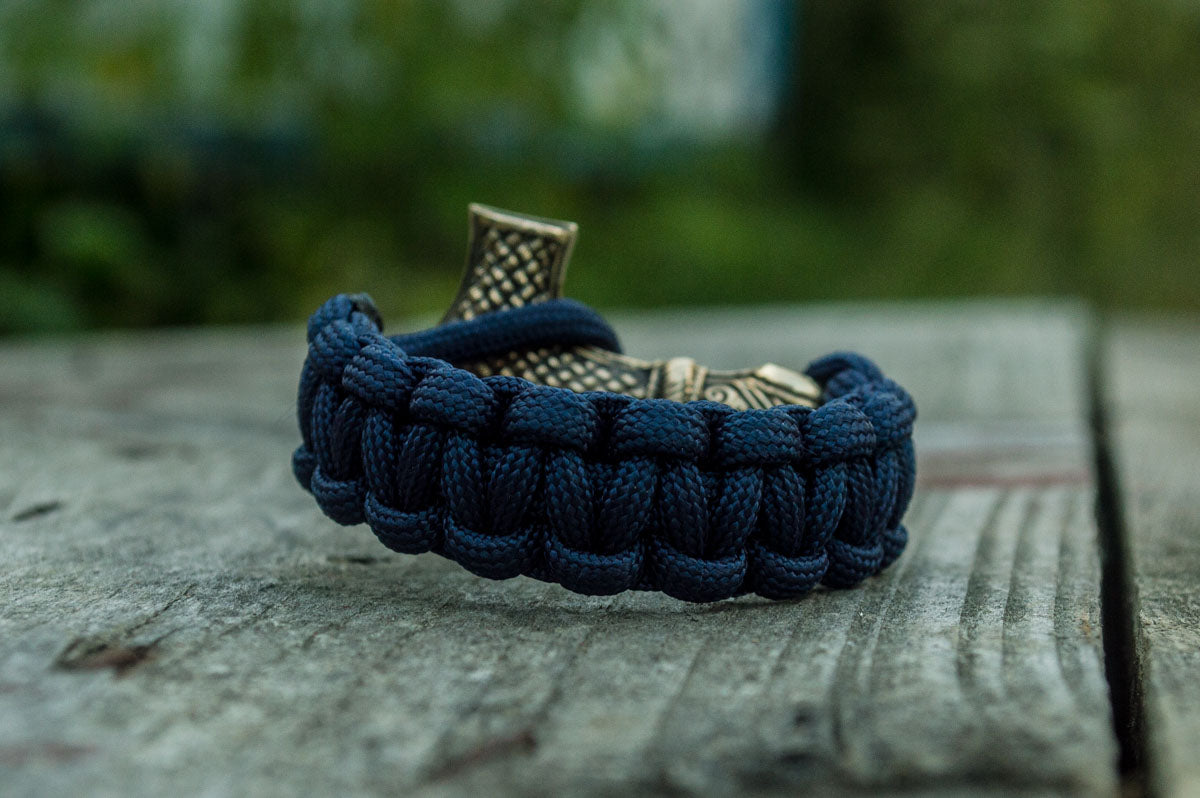 Bracelet Paracorde Marteau de Thor Sigurd — Bronze
