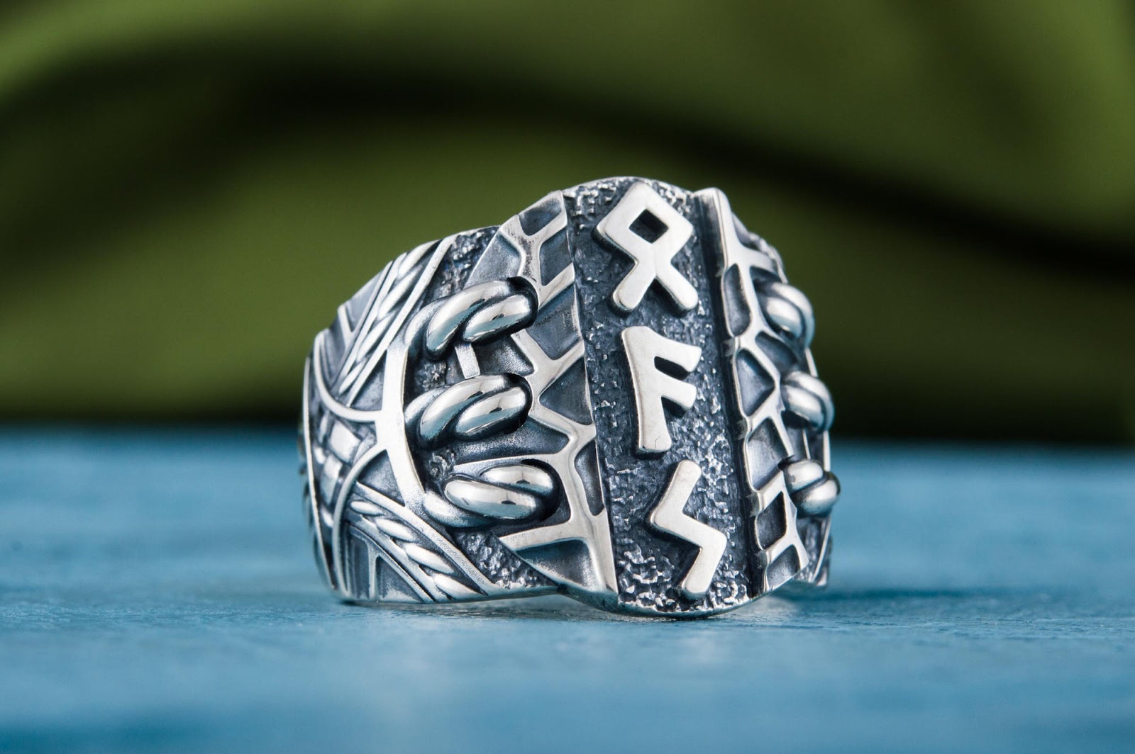 Bague Runique Massive — Argent 925