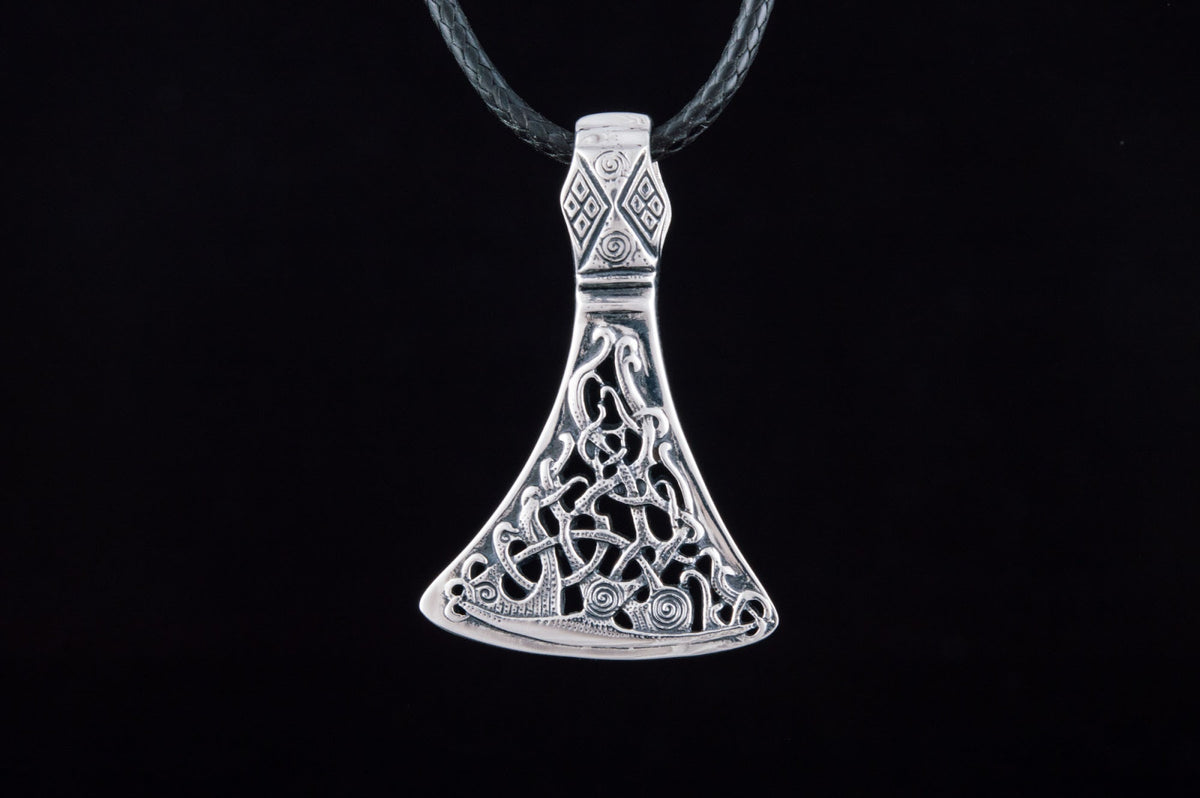 Pendentif Hache et Style Mammen — Argent 925