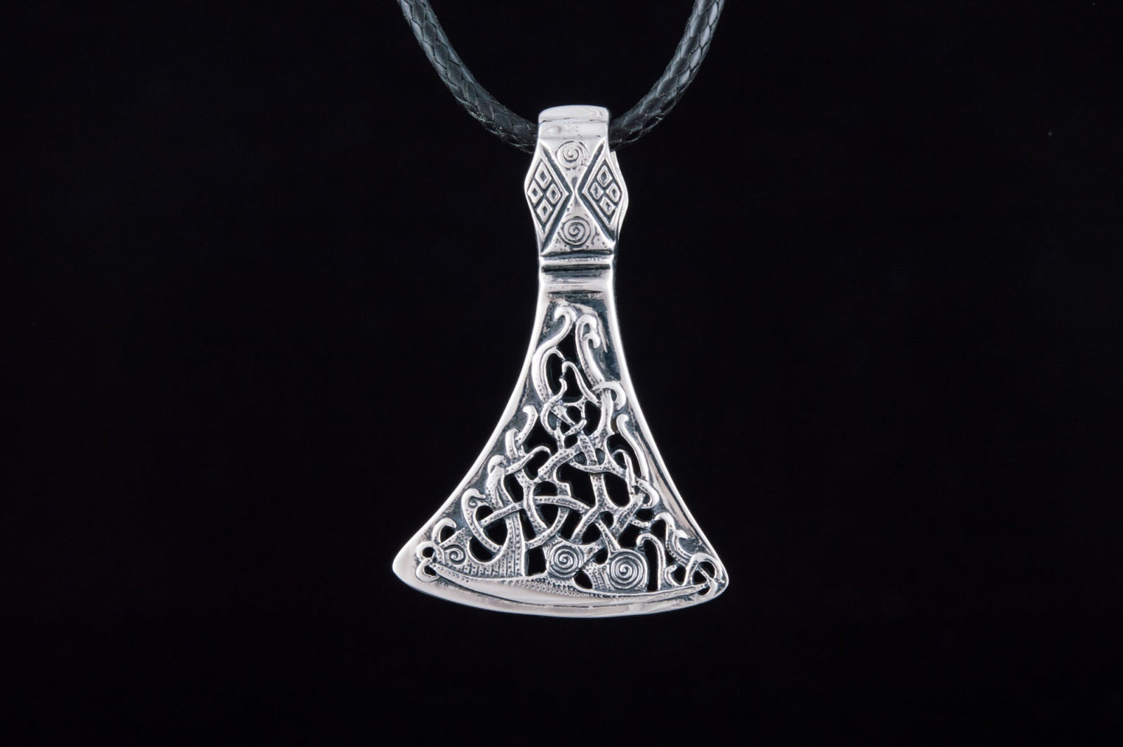 Pendentif Hache et Style Mammen — Argent 925
