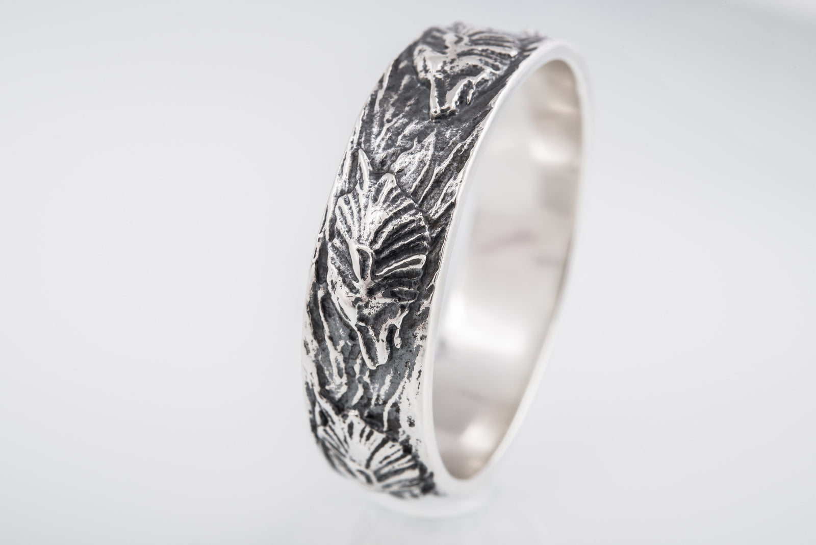 Bague Loup et Ornement — Argent 925