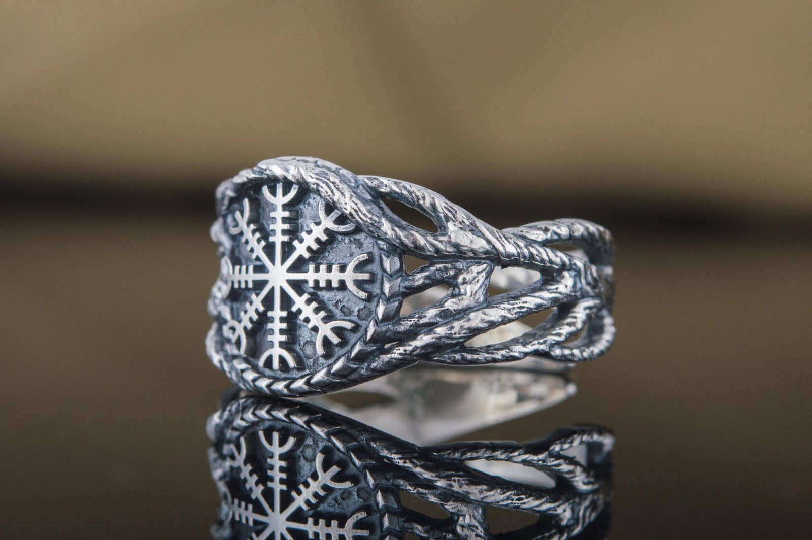 Bague Vegvisir — Argent 925