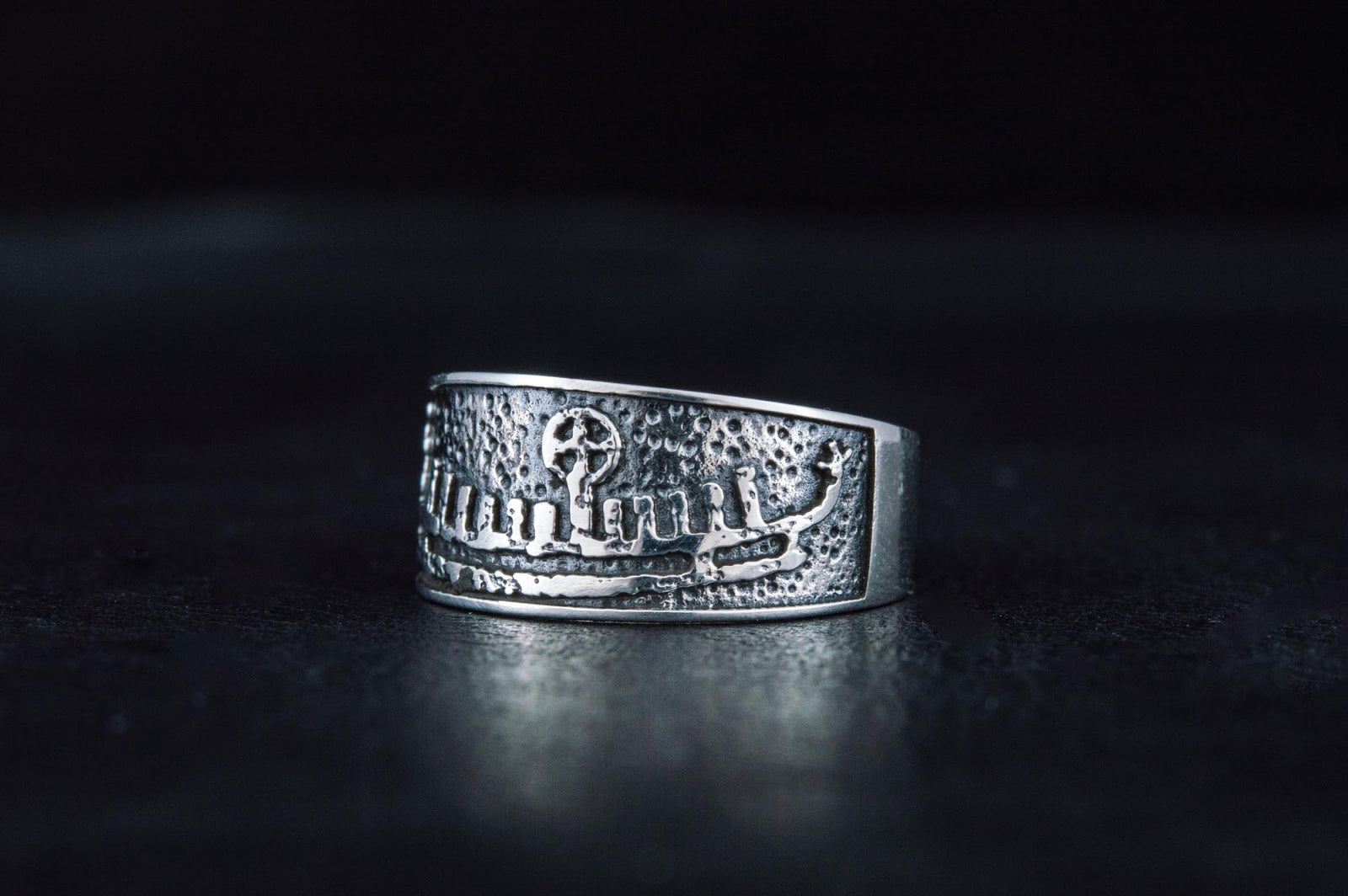 Bague Drakkar Anneau — Argent 925
