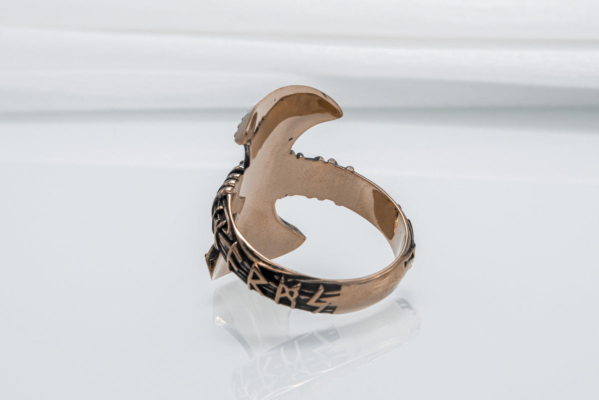 Bague Casque Eirik — Bronze