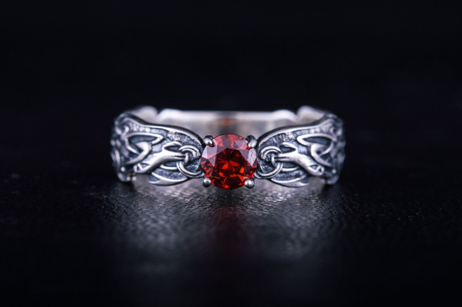 Bague Ornement Leif — Argent 925