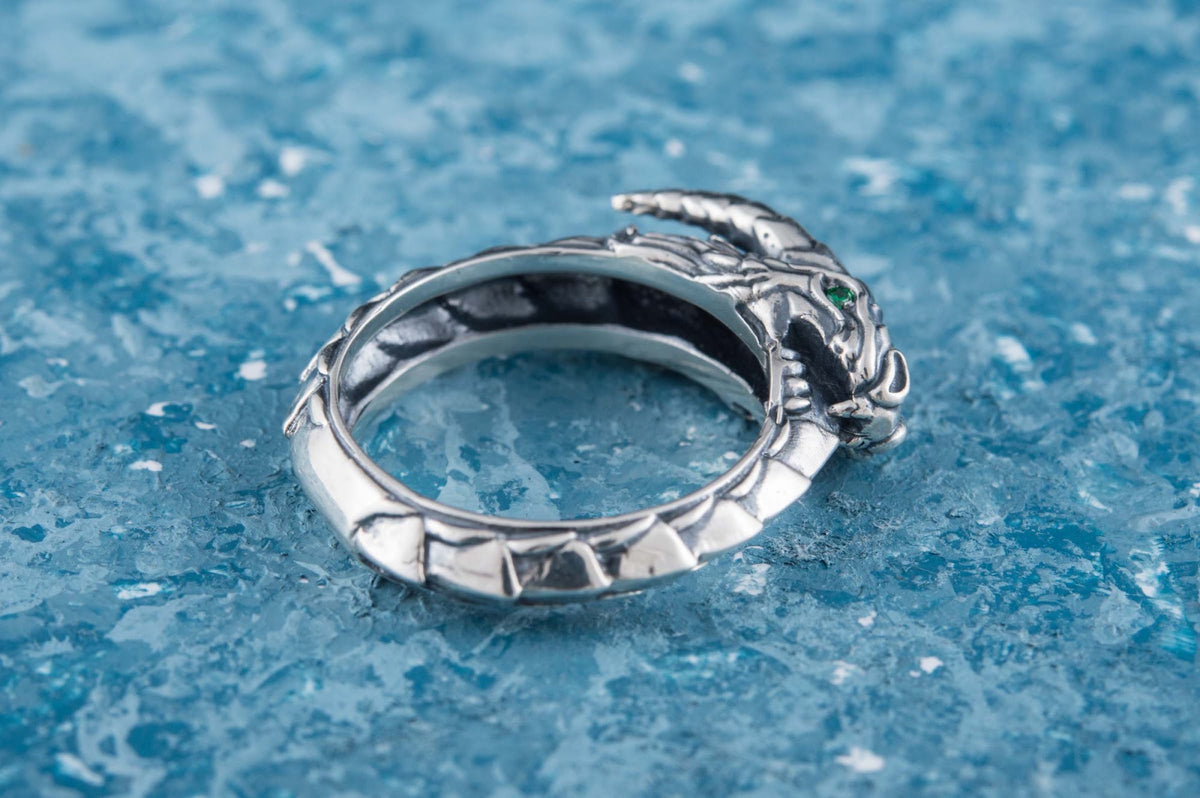 Bague Symboles Vikings Floki — Argent 925