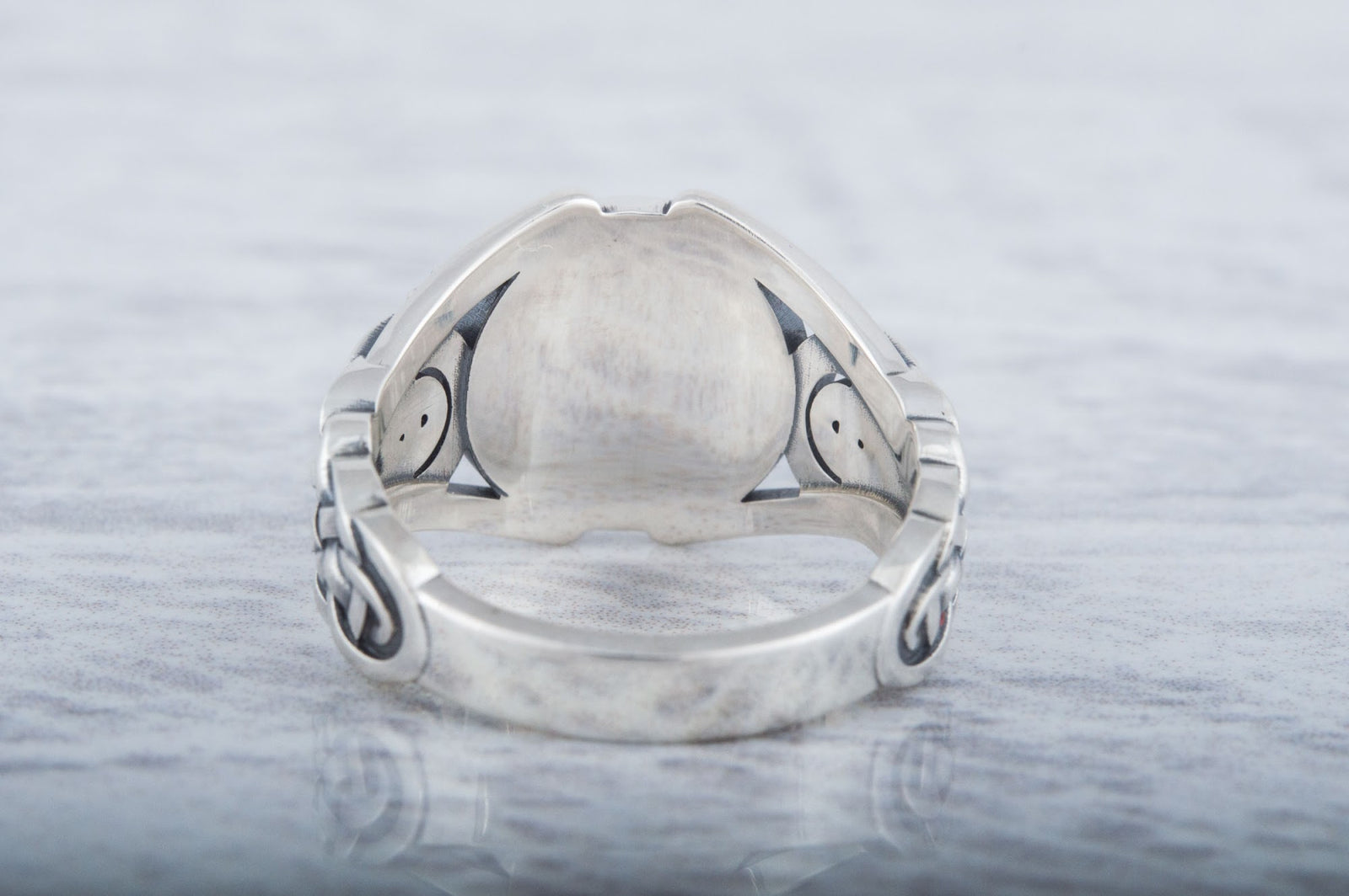 Bague Vegvisir et Ornement Chevalière — Argent 925