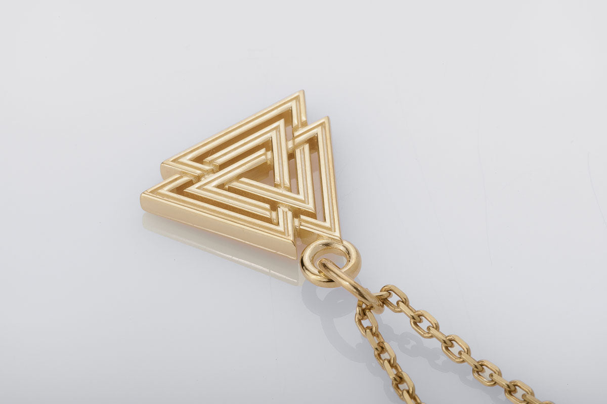 Pendentif Valknut Miniature — Argent 925