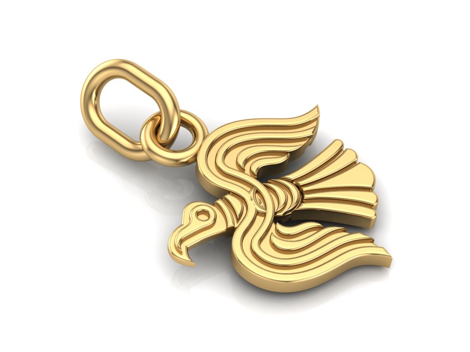 Pendentif Corbeau et Odin — Argent 925
