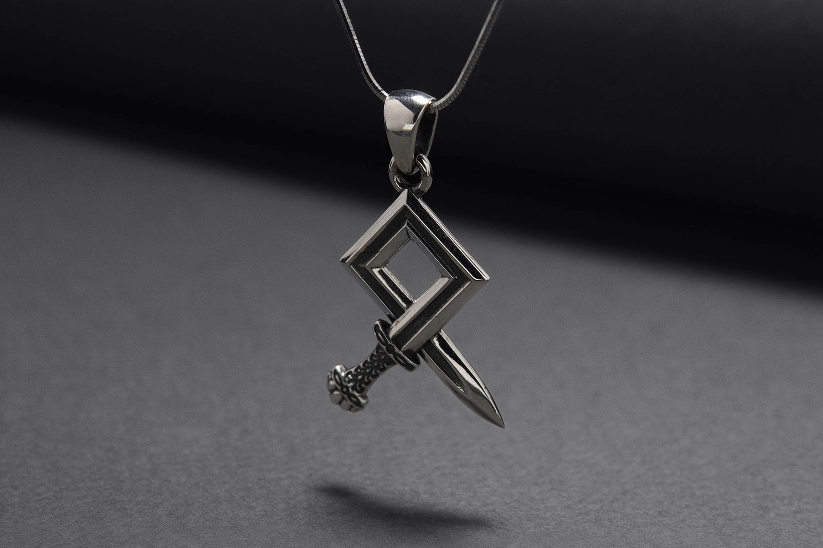 Pendentif Épée Viking — Argent 925