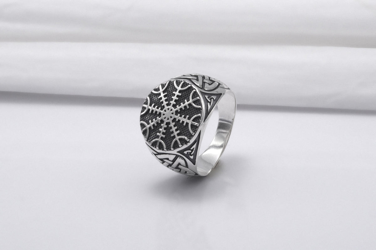 Bague Chevalière Viking Freyja — Argent 925