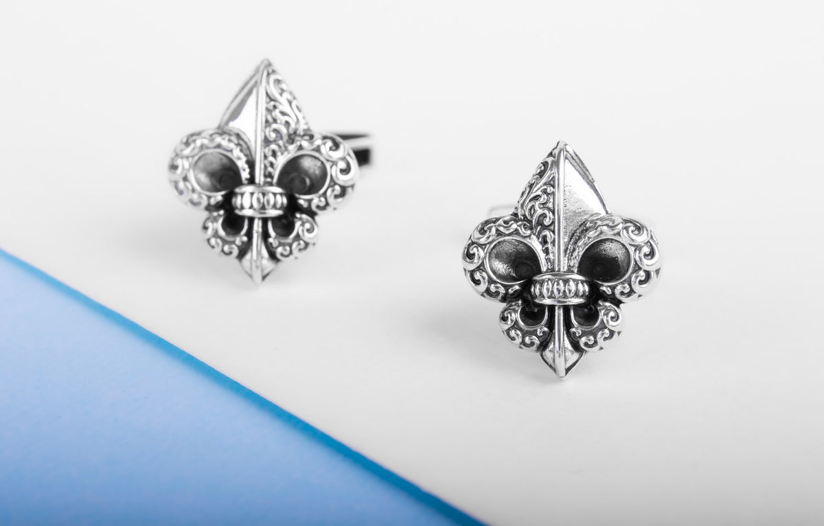 Boutons de manchette Marin Bergthor — Argent 925