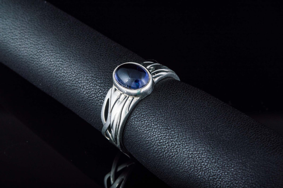 Bague Cabochon Bergthor — Argent 925