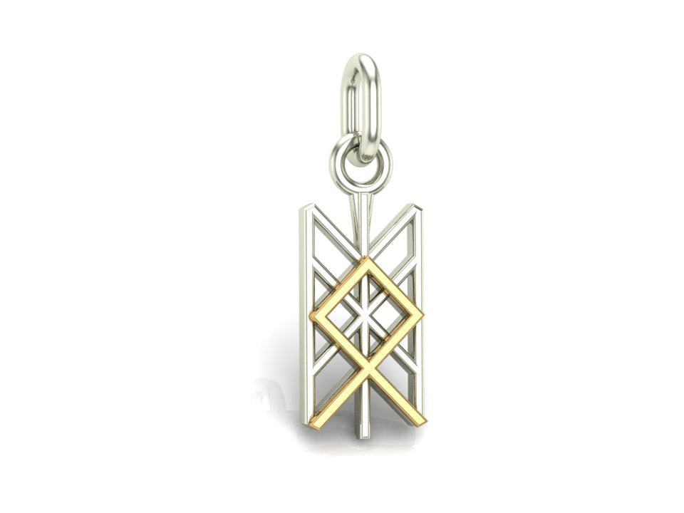 Pendentif Rune Miniature — Argent 925