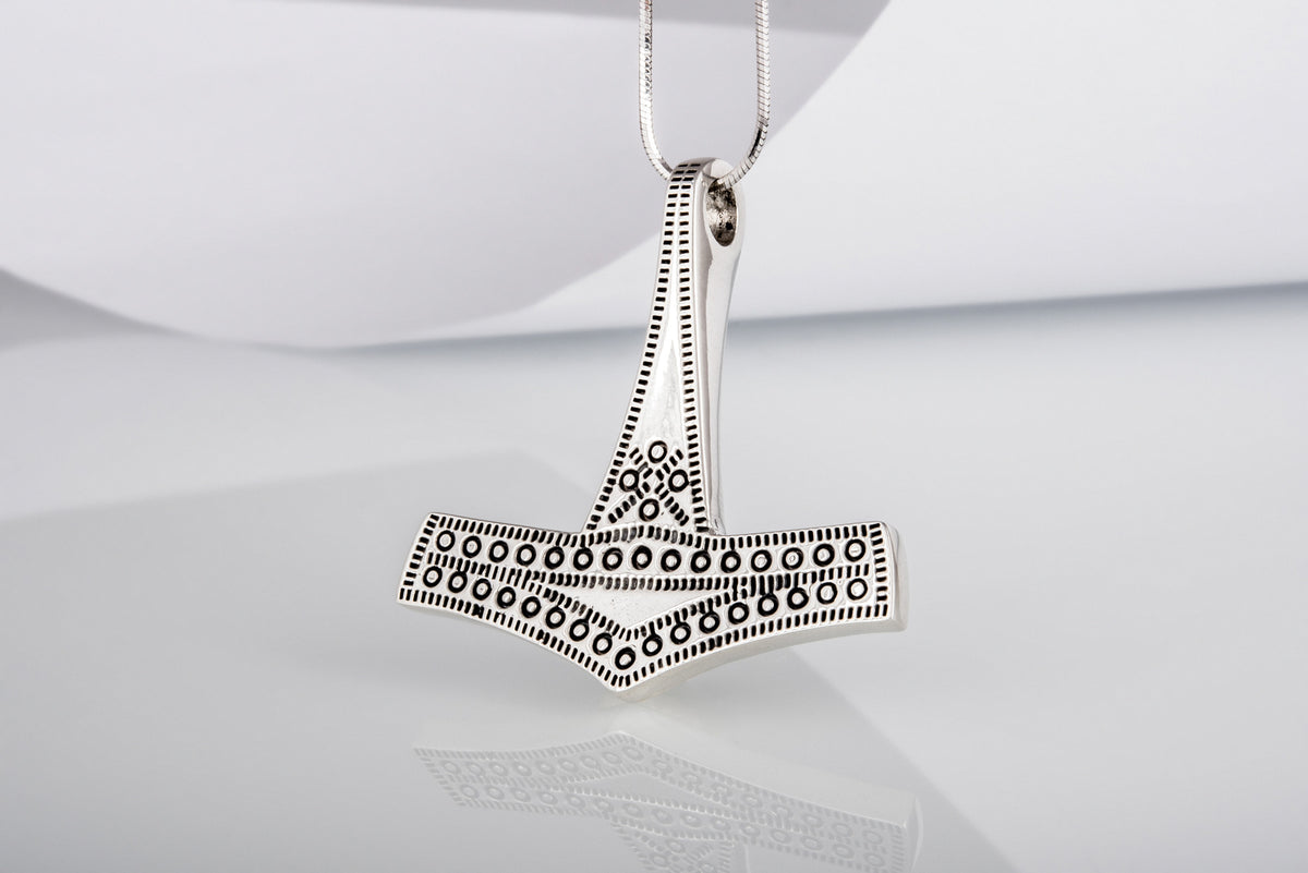 Pendentif Marteau de Thor et Mjölnir Alva — Argent 925