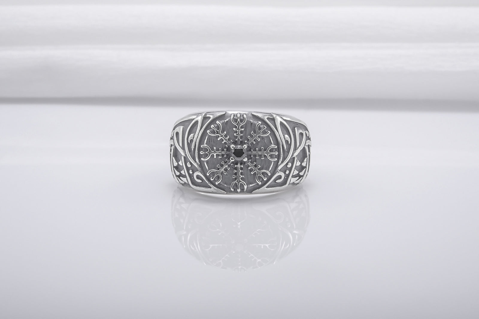 Bague Chevalière Viking Egil — Argent 925