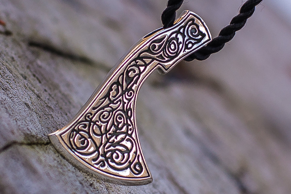 Pendentif Hache et Ornement Mokosh — Argent 925