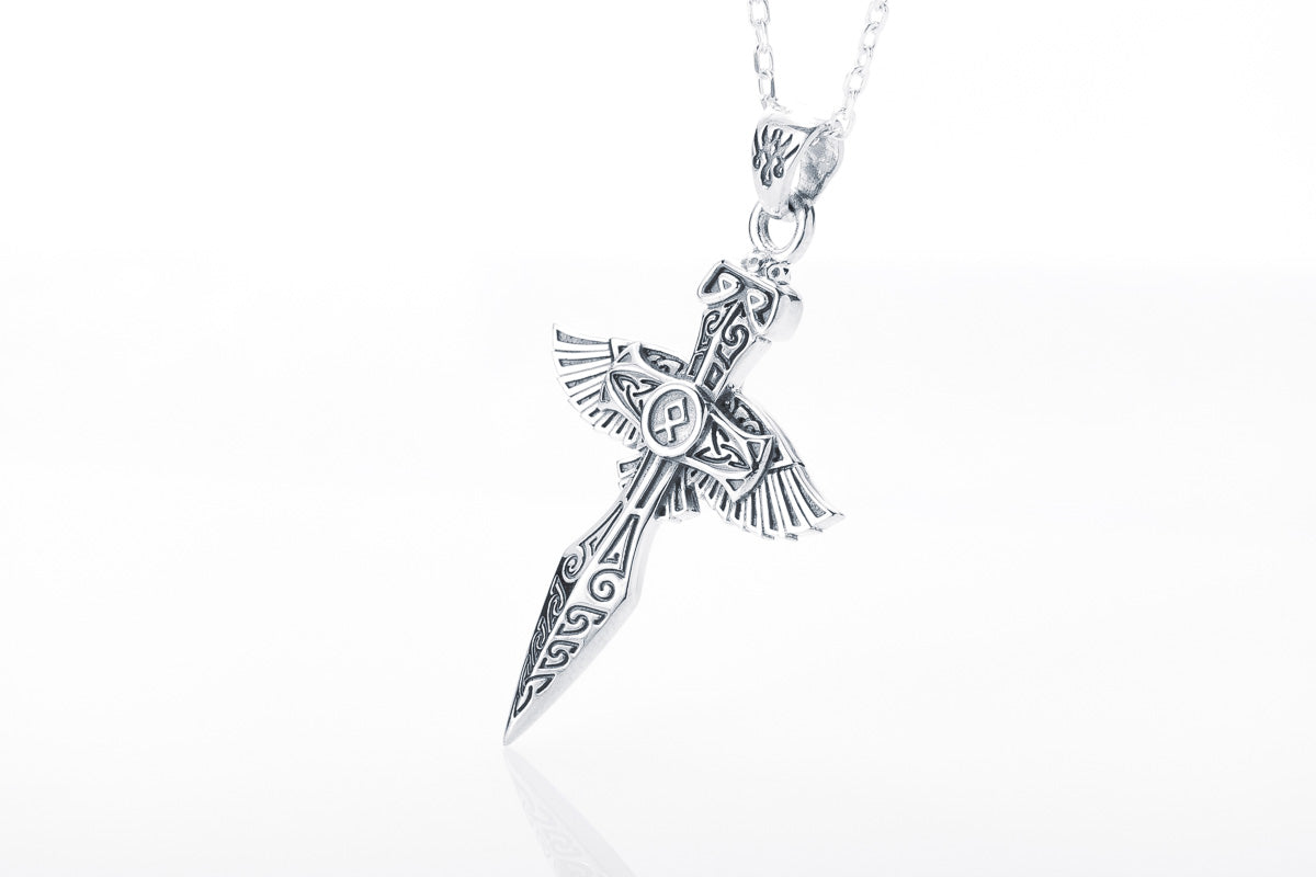 Pendentif Viking Saga du Nord — Argent 925