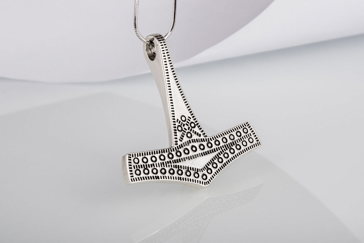 Pendentif Marteau de Thor et Mjölnir Alva — Argent 925