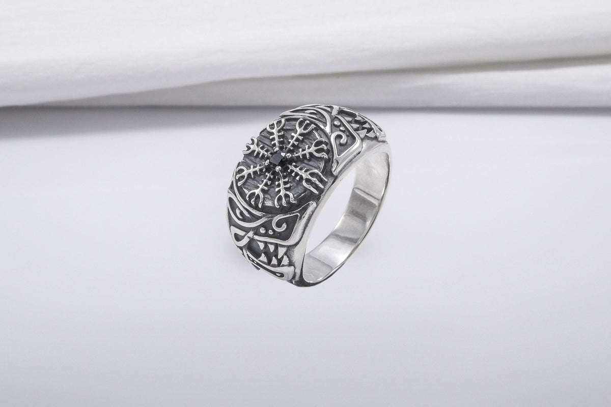 Bague Chevalière Viking Egil — Argent 925