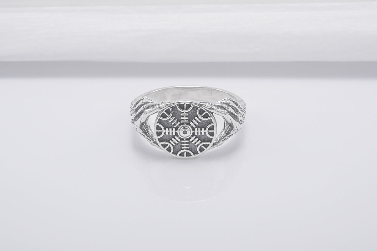 Bague Minimaliste Aegishjalmur — Argent 925