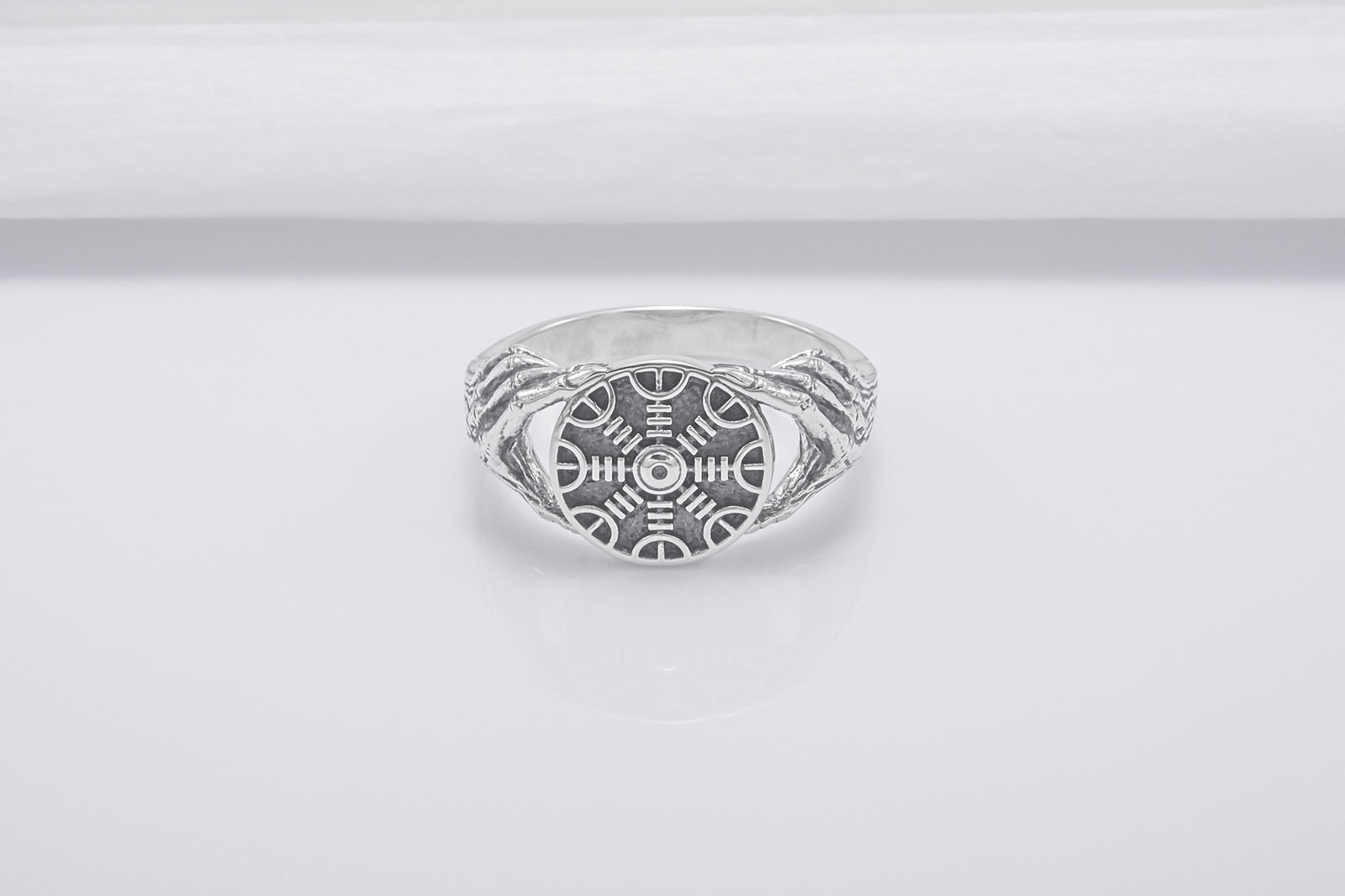 Bague Minimaliste Aegishjalmur — Argent 925