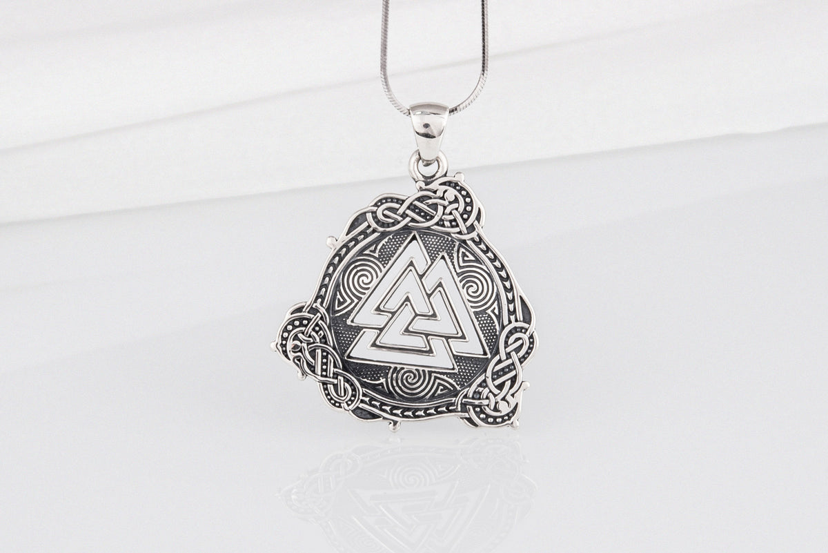 Pendentif Valknut et Ornement Ivar — Argent 925
