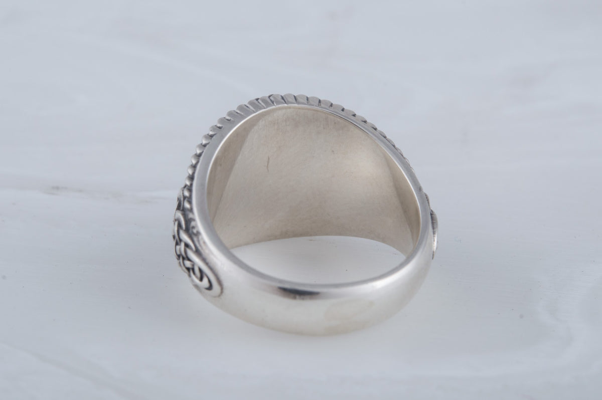 Bague Valknut et Ornement Ivar — Argent 925
