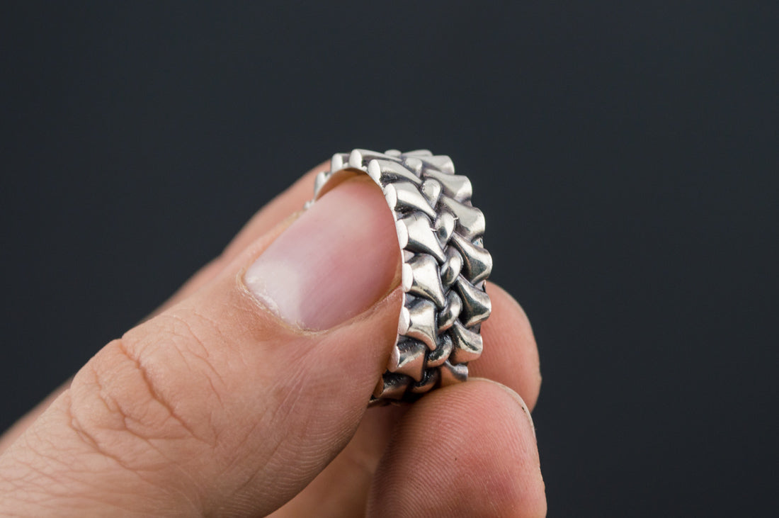 Bague Bergthor des Fjords — Argent 925