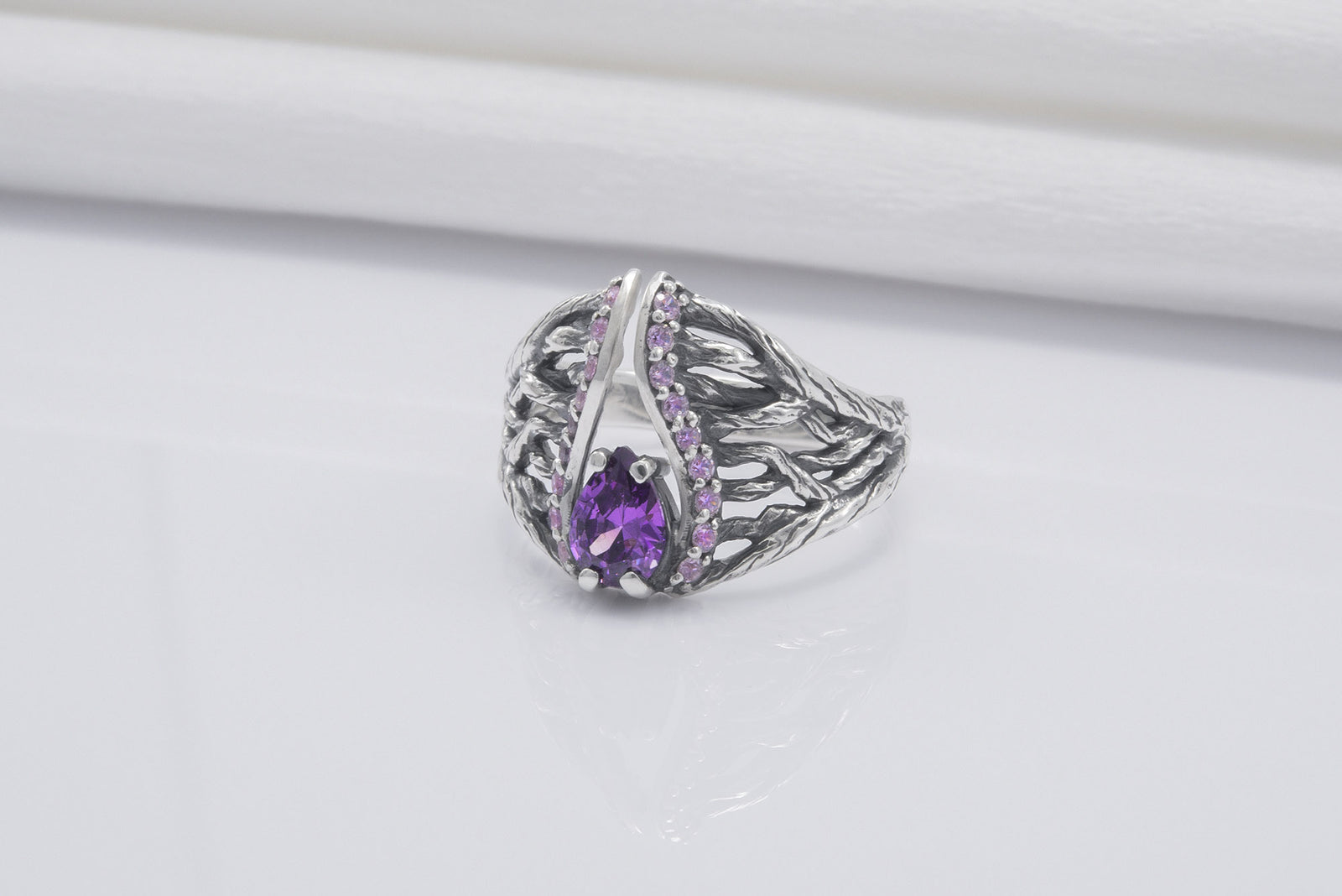 Bague Feuillage Bergthor — Argent 925