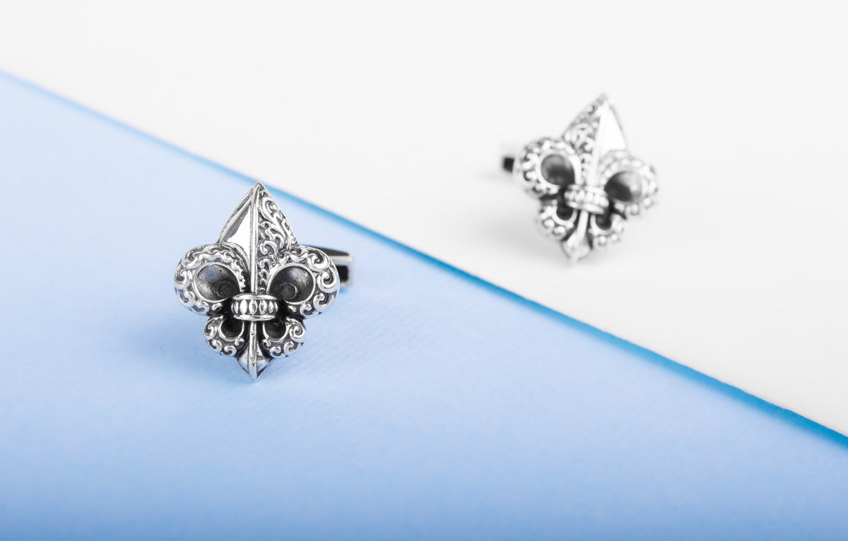 Boutons de manchette Marin Bergthor — Argent 925