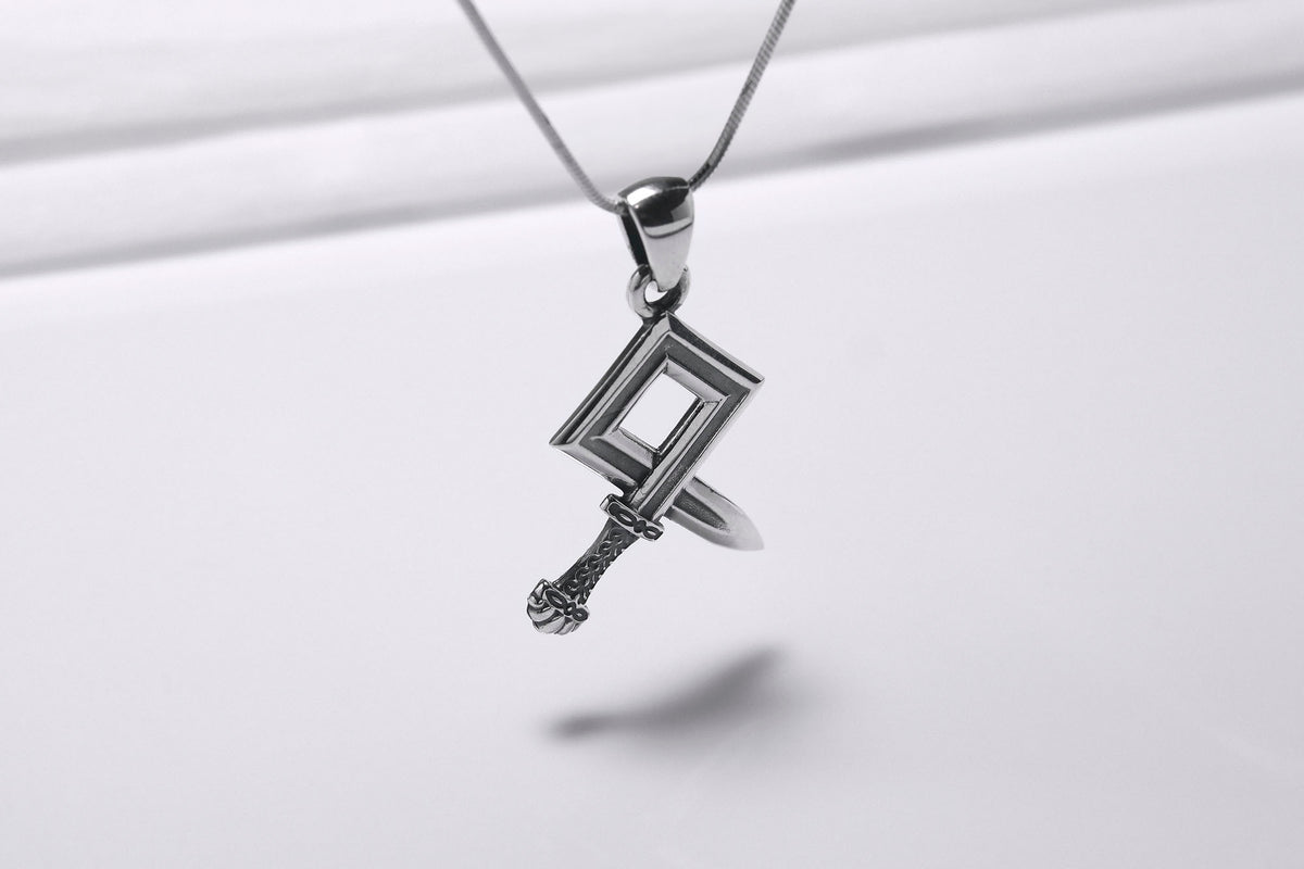 Pendentif Épée Viking — Argent 925