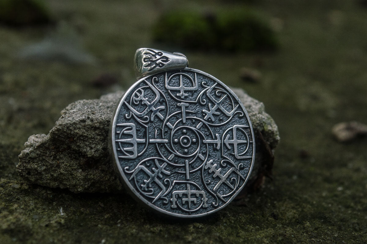 Pendentif Vegvisir — Argent 925