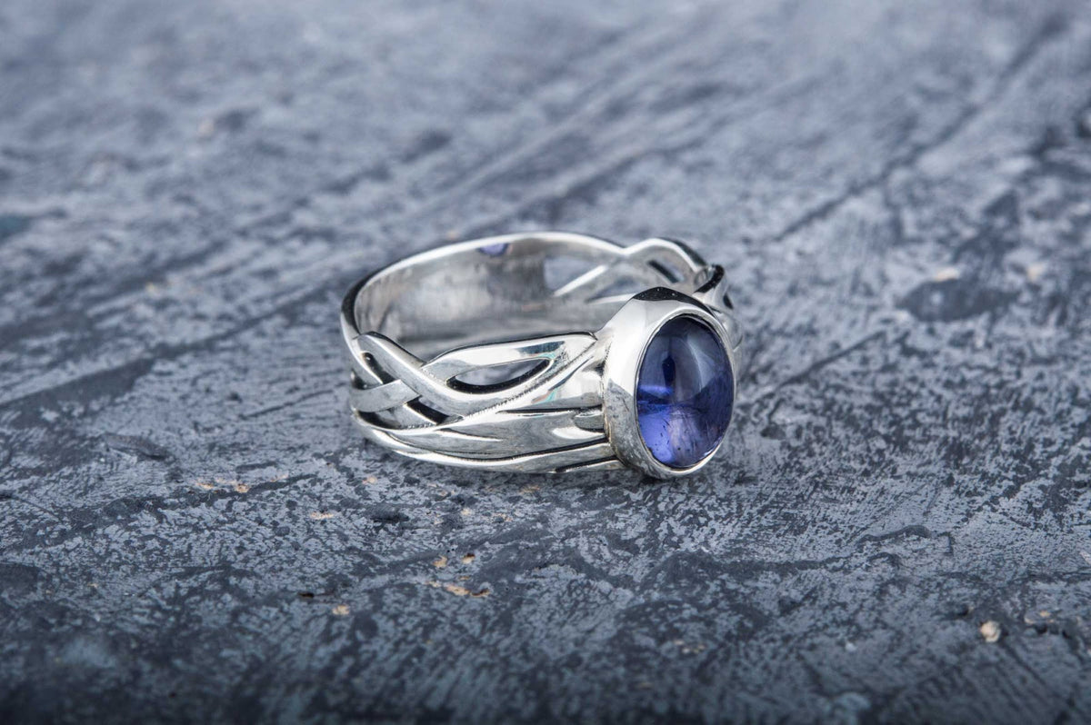 Bague Cabochon Bergthor — Argent 925