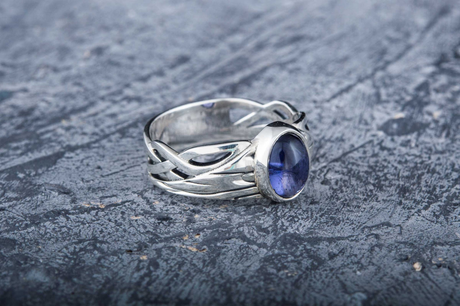 Bague Cabochon Bergthor — Argent 925