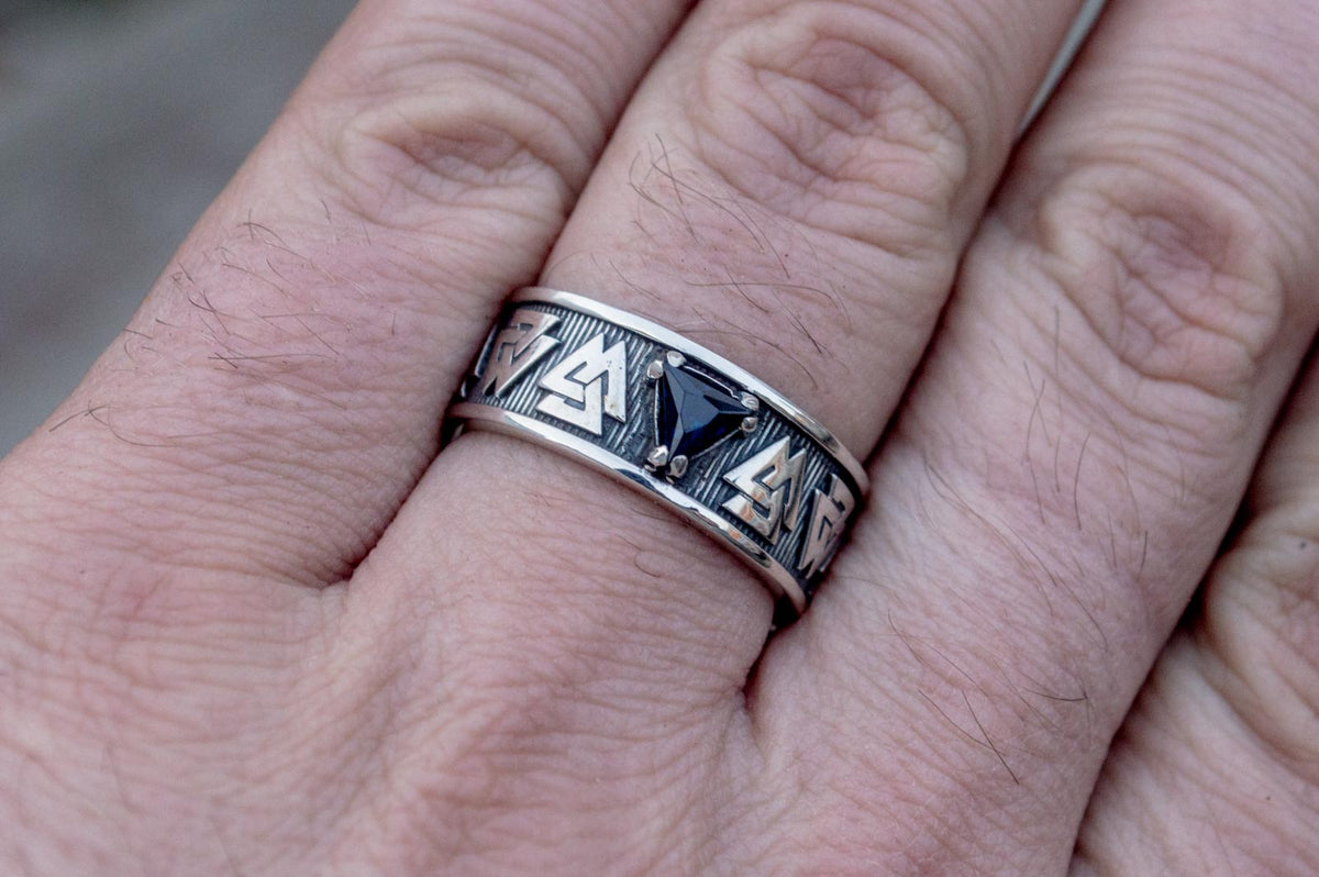 Bague Anneau Viking Bjorn — Argent 925