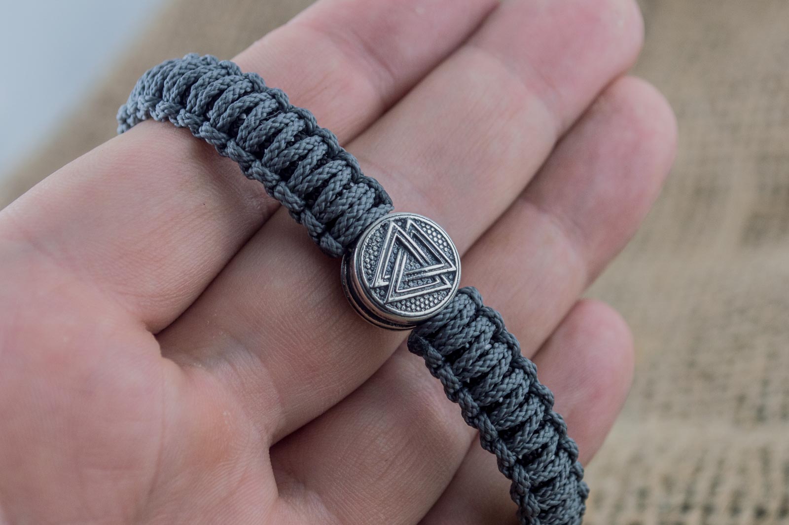 Pendentif Paracorde Olaf — Argent 925