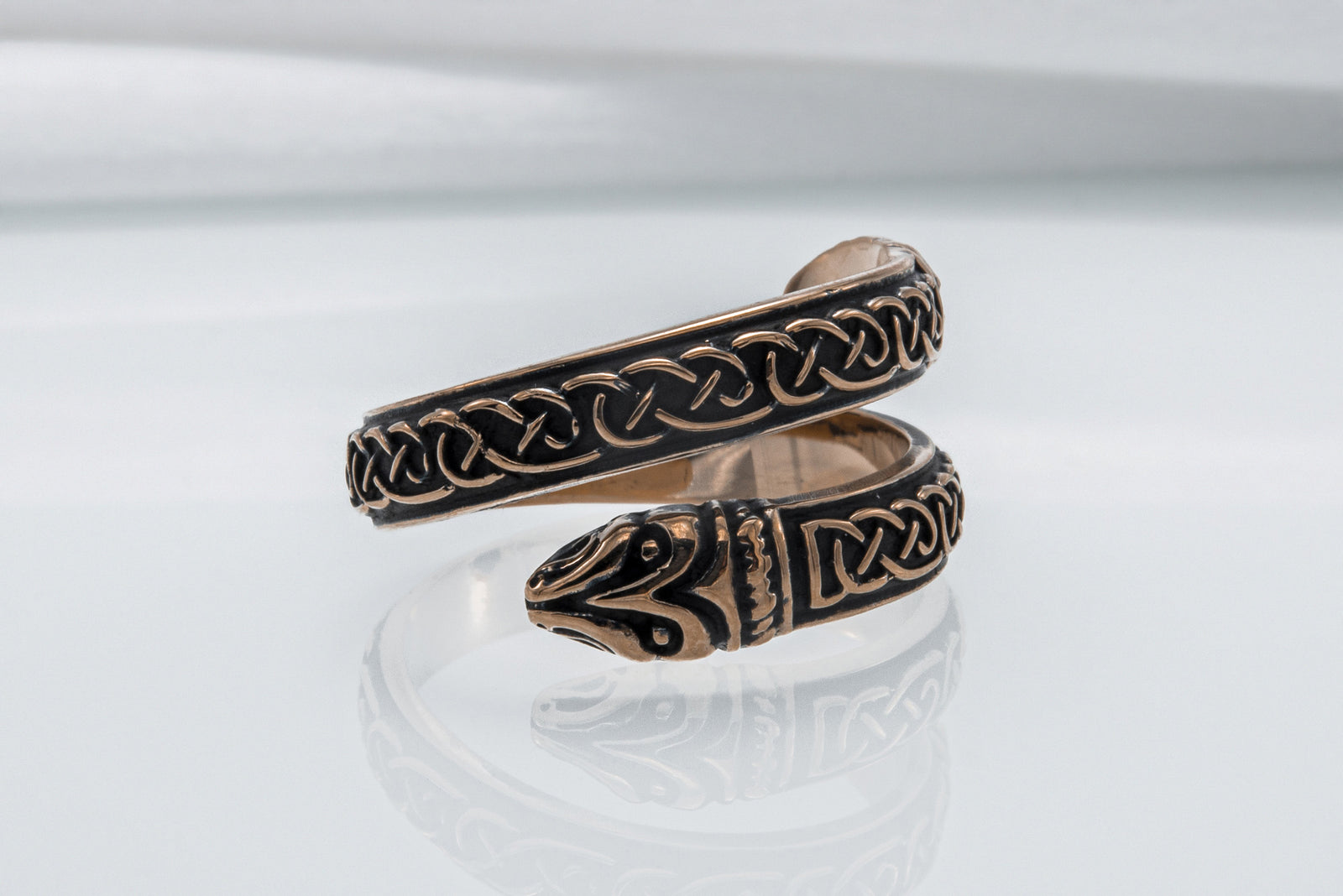 Bague Serpent — Bronze