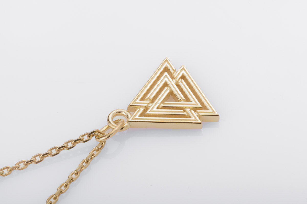 Pendentif Valknut Miniature — Argent 925