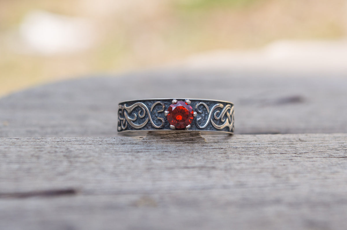 Bague Anneau Viking Harald — Argent 925