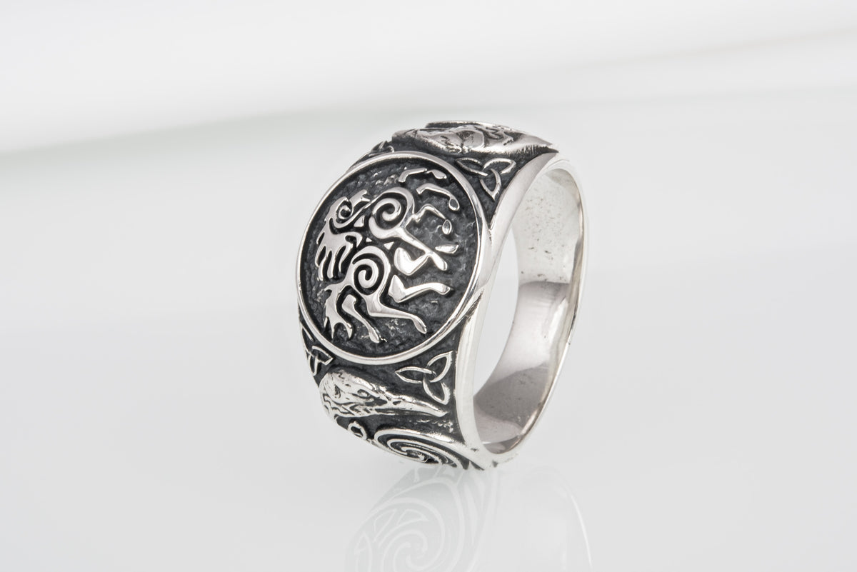 Bague Viking Berserker — Argent 925