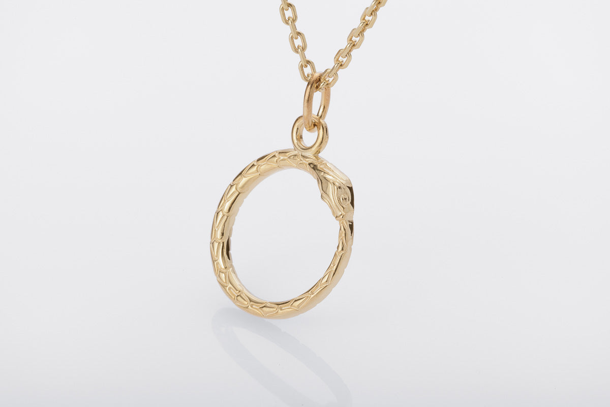 Pendentif Ouroboros Miniature — Argent 925