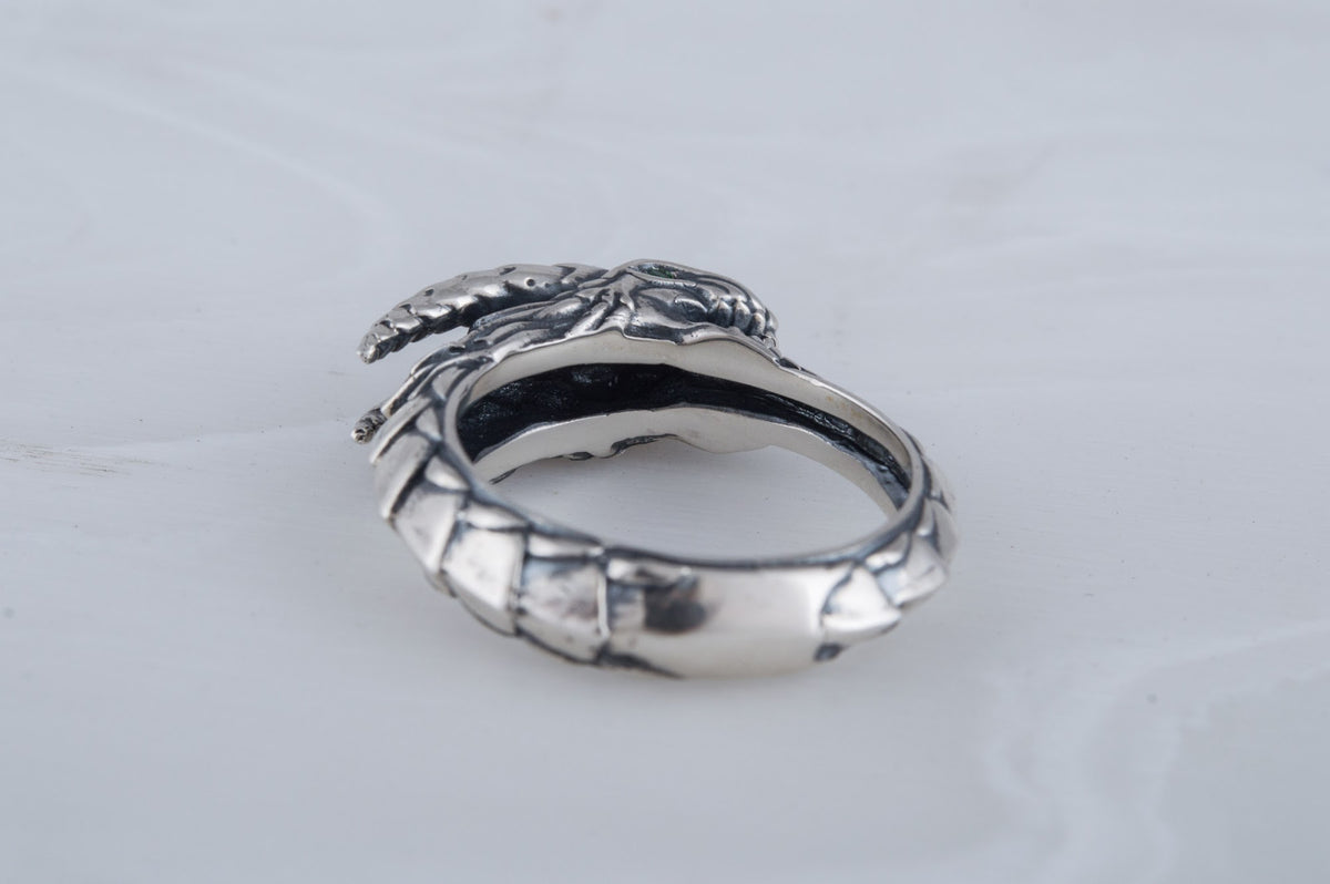 Bague Symboles Vikings Floki — Argent 925
