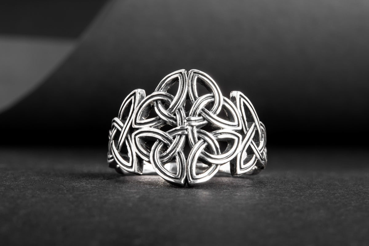 Bague Ornement Viking — Argent 925