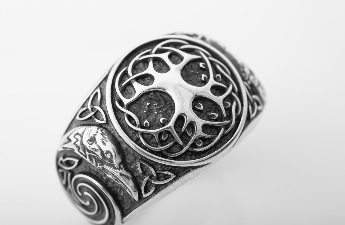 Bague Chevalière Viking Olaf — Argent 925