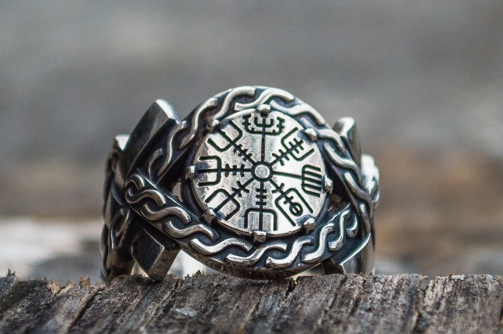 Bague Chevalière Viking Ivar — Argent 925